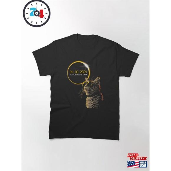 Other - Total Solar Eclipse  Cat Wearing Glasses Shirt Unisex Classic
